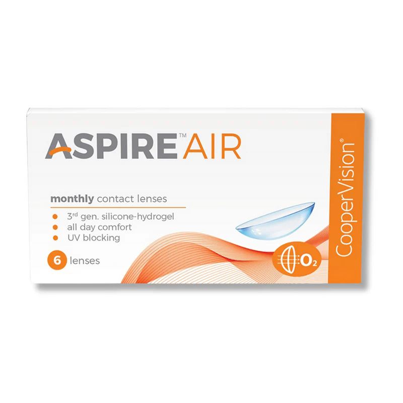Aspire Air Spherical Monthly Disposable - 6 Lens Pack