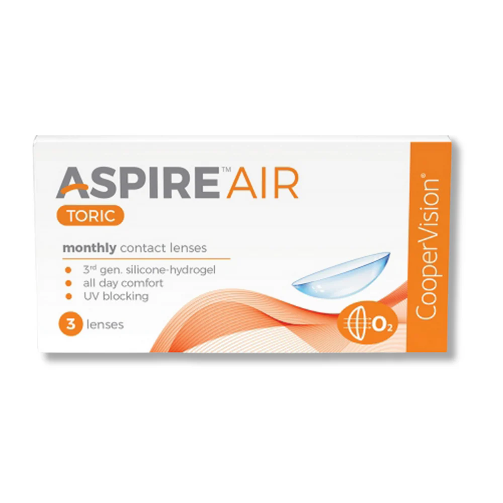 Aspire Air Toric Monthly Disposable - 3 Lens Pack