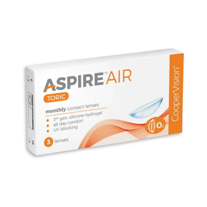 Aspire Air Toric Monthly Disposable - 3 Lens Pack - Image 2